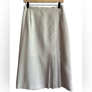 VINTAGE Prestige Of Boston | Gray Below The Knee Skirt Sz 4